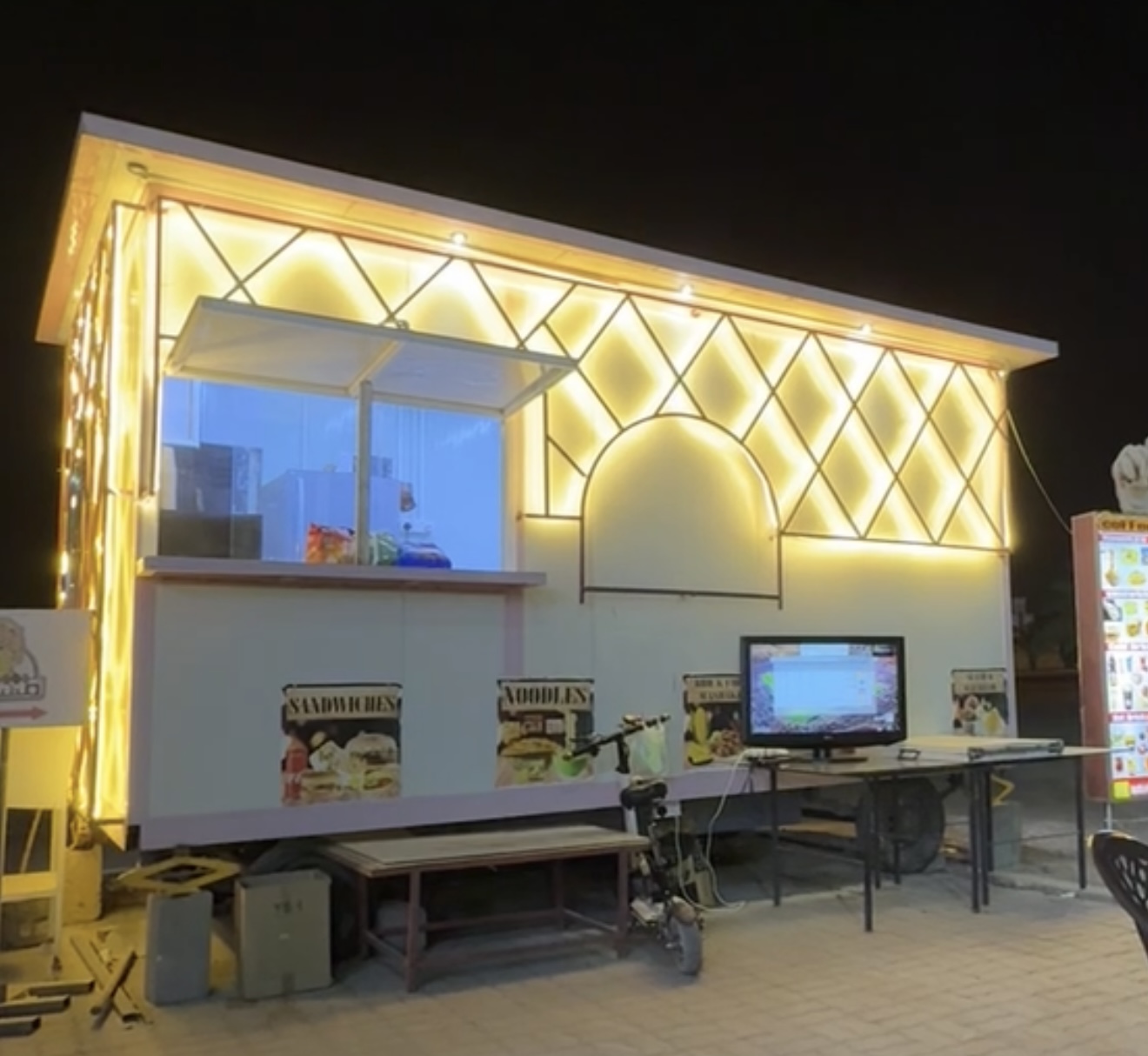 For Sale Complete Project with Commercial Registration with Caravan Tailoring Workshop and Truck and Food Truck